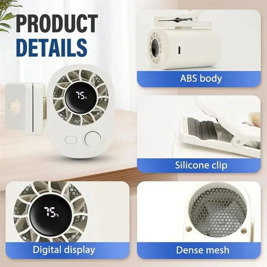 CoolClip Fan — 360° Cooling Anywhere