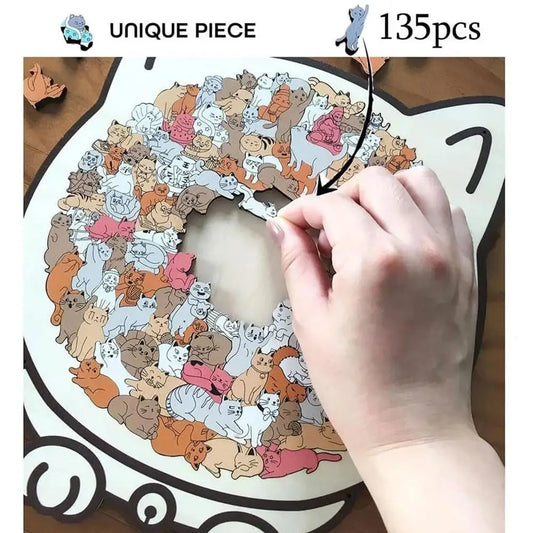PurrfectMind – 135-Piece Calm Cat Puzzle