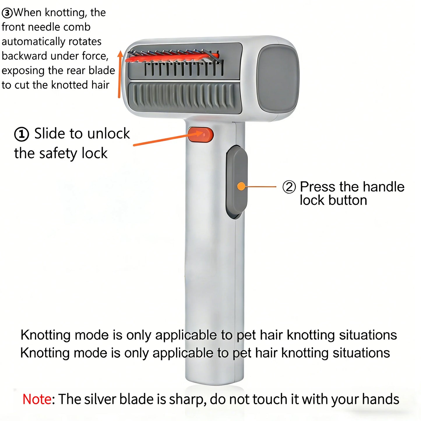 FurEase 2-in-1 Comb — Detangle & Groom Effortlessly