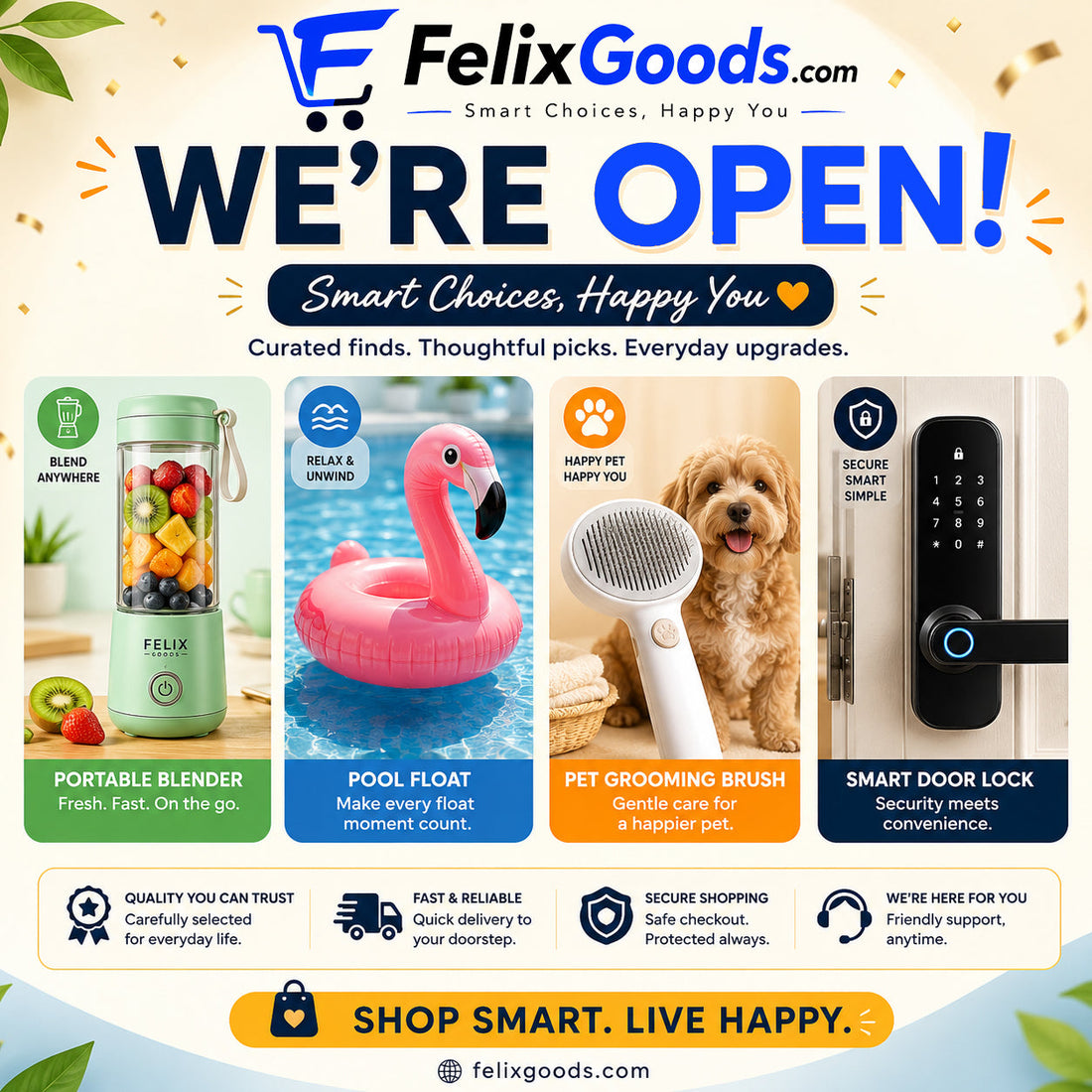 We're Open: Meet FelixGoods — Your New Favorite Place to Shop Online