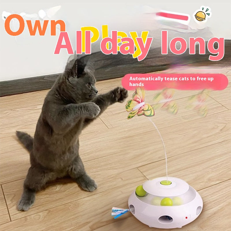 WhiskerWhirl – Automatic Cat Teaser & Stress Reliever