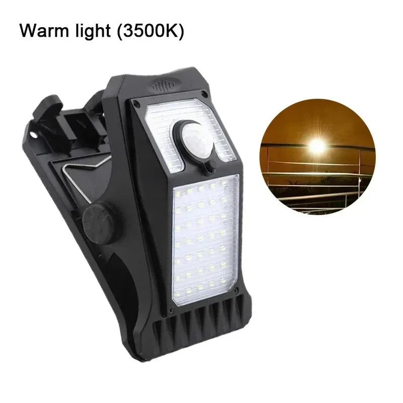 GlowClip Sensor Light — Solar + USB Smart Illumination