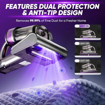 PureRest UV Vacuum — Deep Clean for Fresher Bedding