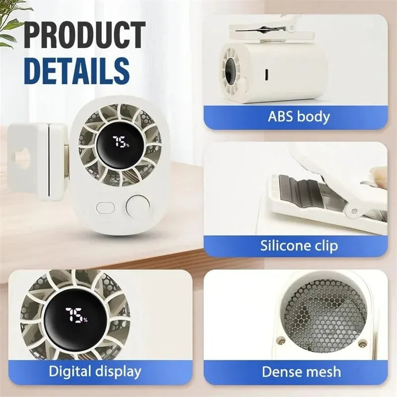 CoolClip Fan — 360° Cooling Anywhere
