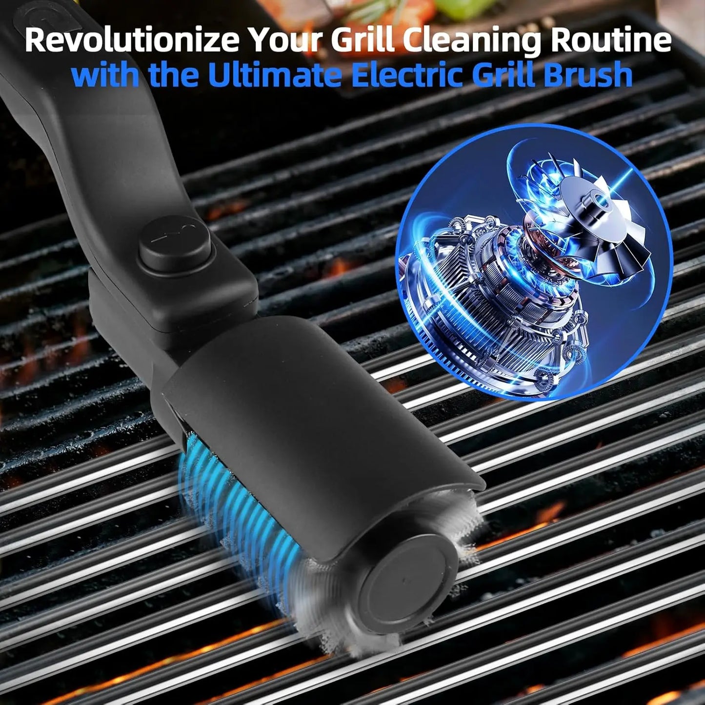 GrillSpark Electric Brush — Fast, Powerful Grill Cleaning