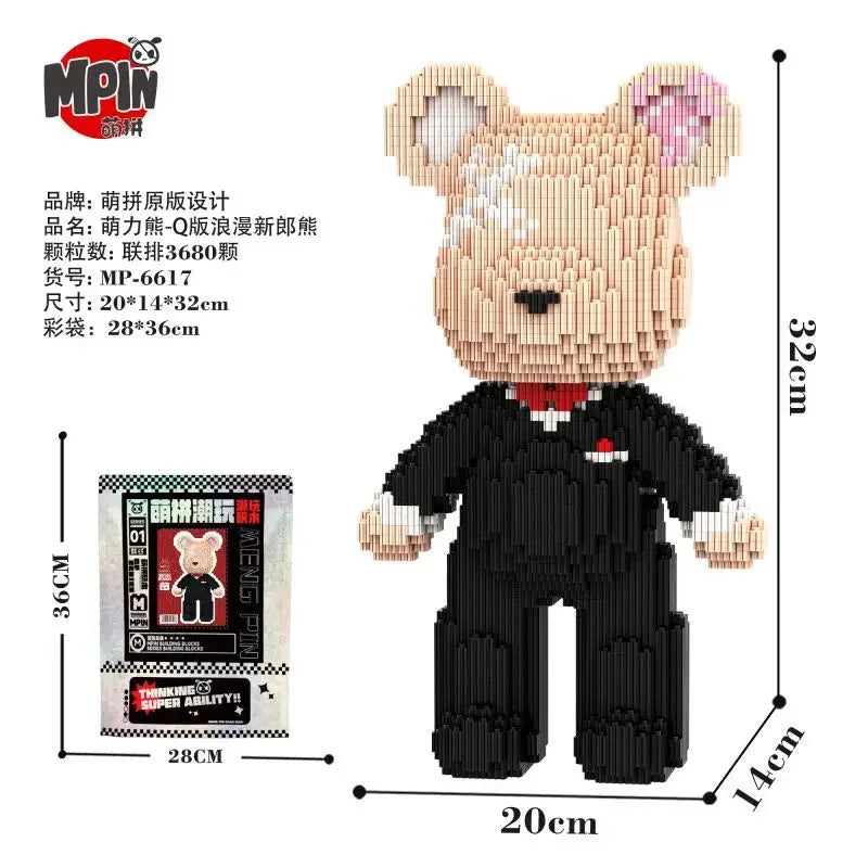 BlockBear Builder Set — Creative Fun & Cute Décor