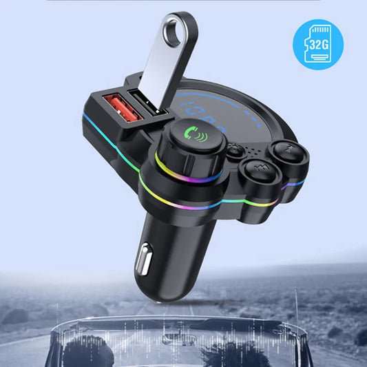 DriveSync FM Transmitter — Wireless Music & Calls Anywhere