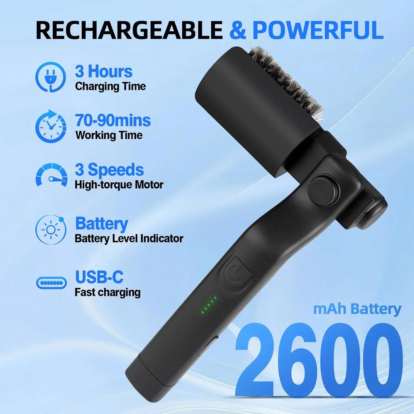 GrillSpark Electric Brush — Fast, Powerful Grill Cleaning