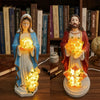 BlessedLight™ Mary Statue 🌙💖 — Peaceful Glow for Your Garden