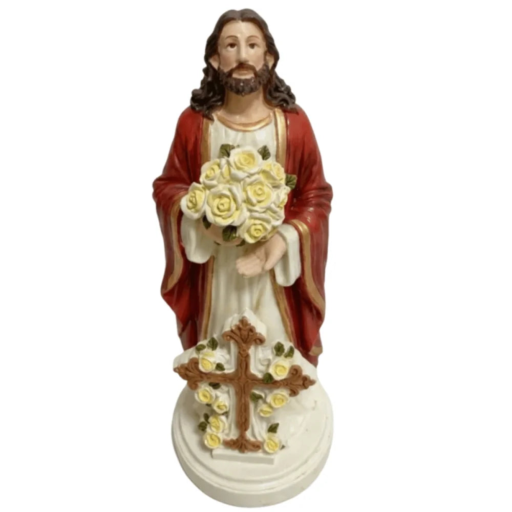 BlessedLight Mary Statue — Peaceful Glow for Your Garden