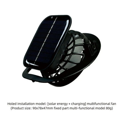 SolarShade Cooling Hat — Built-In Fan & Sun Protection
