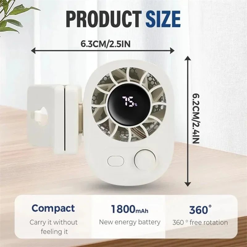 CoolClip Fan — 360° Cooling Anywhere