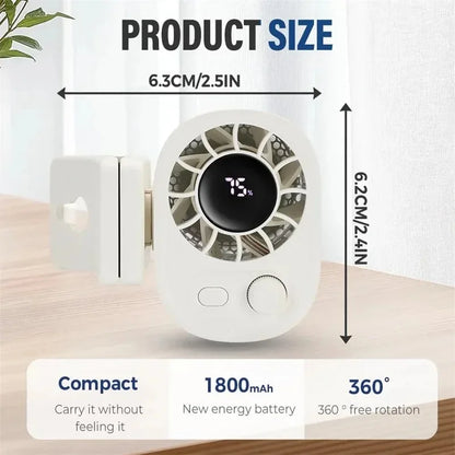 CoolClip Fan — 360° Cooling Anywhere