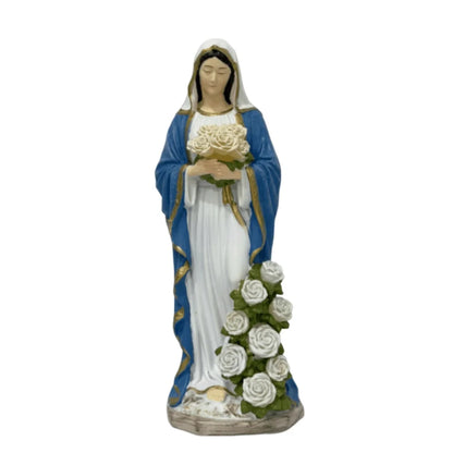 BlessedLight Mary Statue — Peaceful Glow for Your Garden