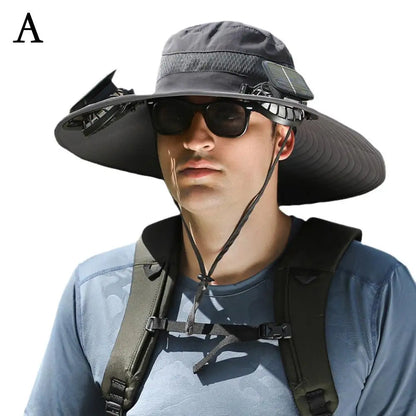SolarShade Cooling Hat — Built-In Fan & Sun Protection