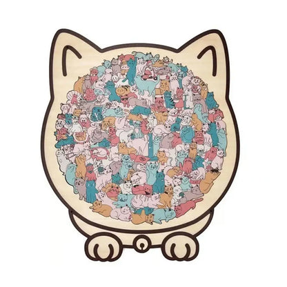 PurrfectMind – 135-Piece Calm Cat Puzzle