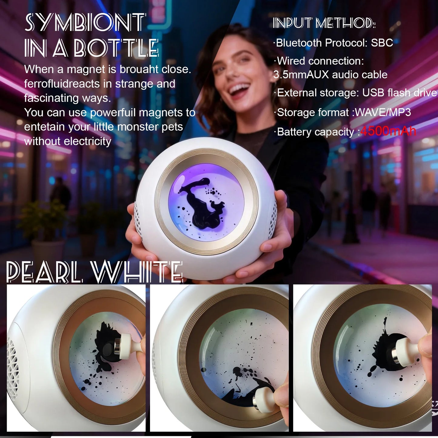 FluidBeat Speaker — Watch Your Music Come Alive
