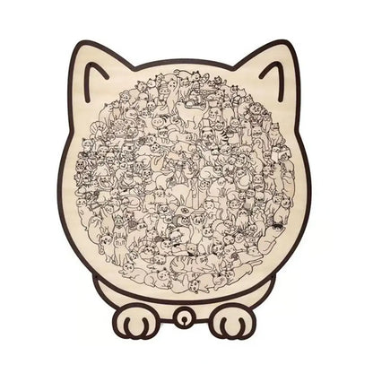 PurrfectMind – 135-Piece Calm Cat Puzzle