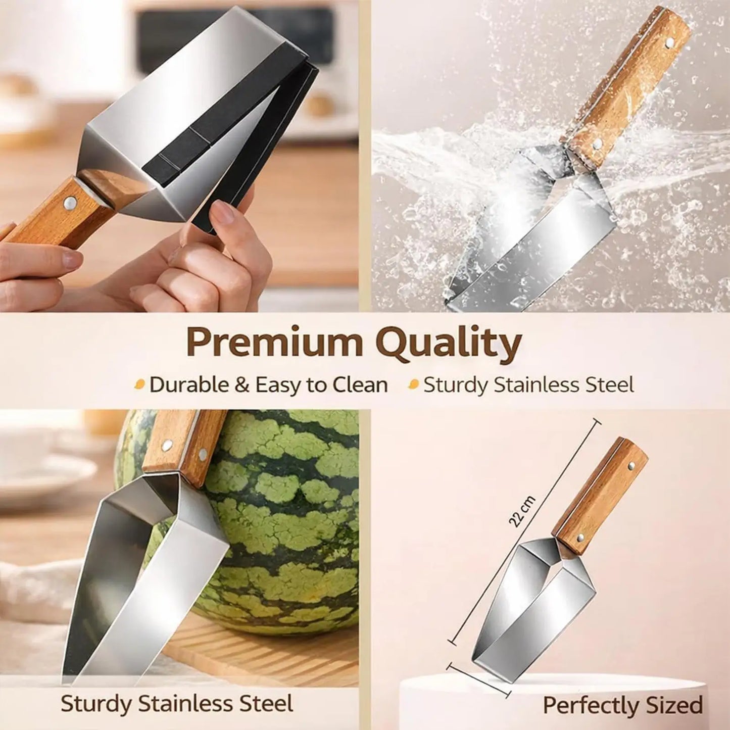 TriCut Watermelon Slicer — Slice, Serve & Enjoy Instantly