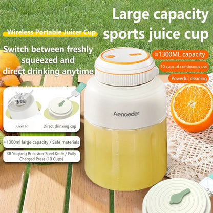 JuiceGo Portable Blender — Fresh Juice Anywhere Anytime