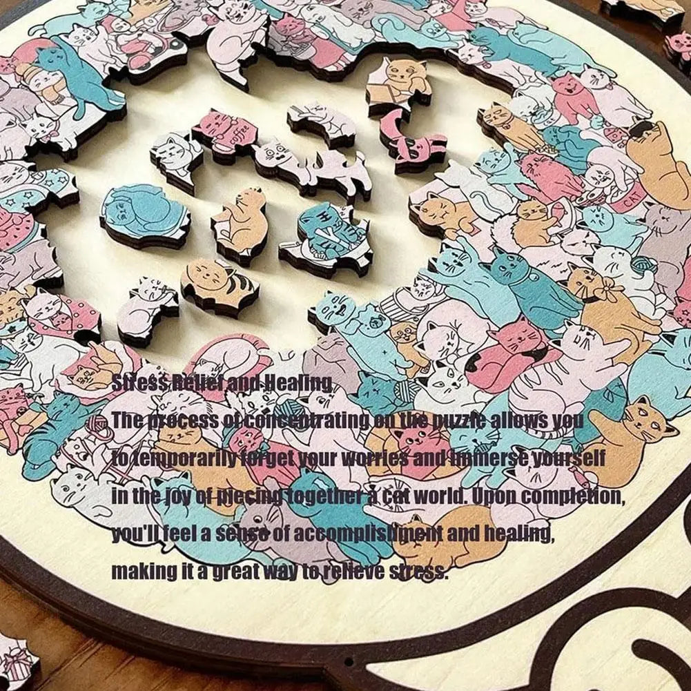 PurrfectMind – 135-Piece Calm Cat Puzzle