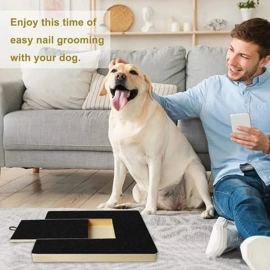 PawTrim Scratch Board — Easy Nail Care with Treat Rewards