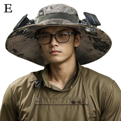 SolarShade Cooling Hat — Built-In Fan & Sun Protection