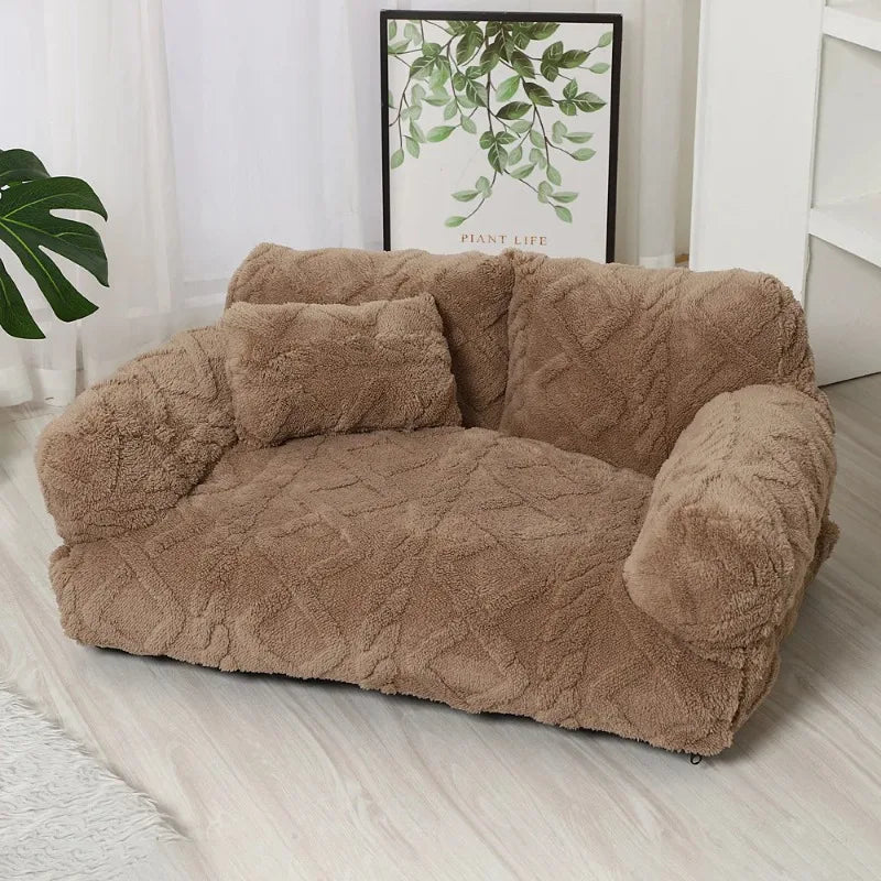 PawRelax Plush Bed — Soft, Secure & Anxiety-Reducing