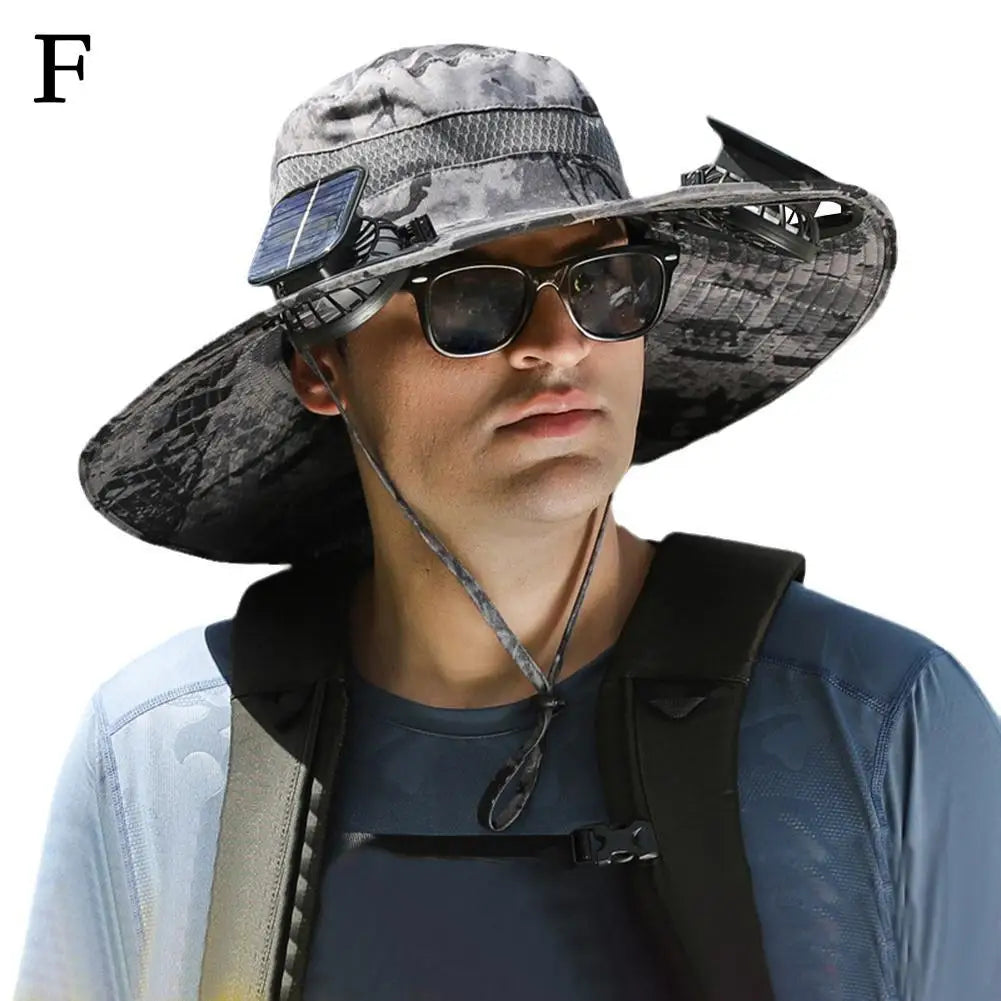 SolarShade Cooling Hat — Built-In Fan & Sun Protection