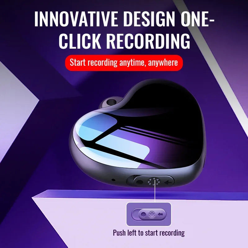 HeartMemo Recorder Necklace — Capture Every Important Moment