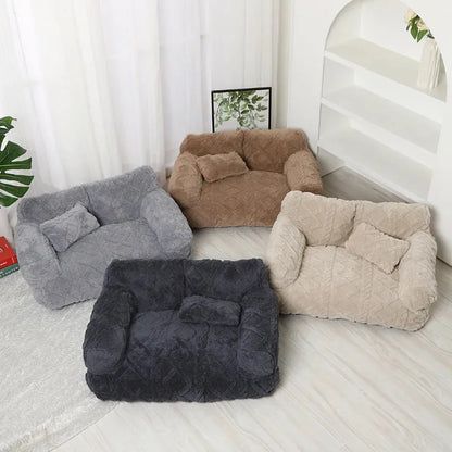 PawRelax Plush Bed — Soft, Secure & Anxiety-Reducing