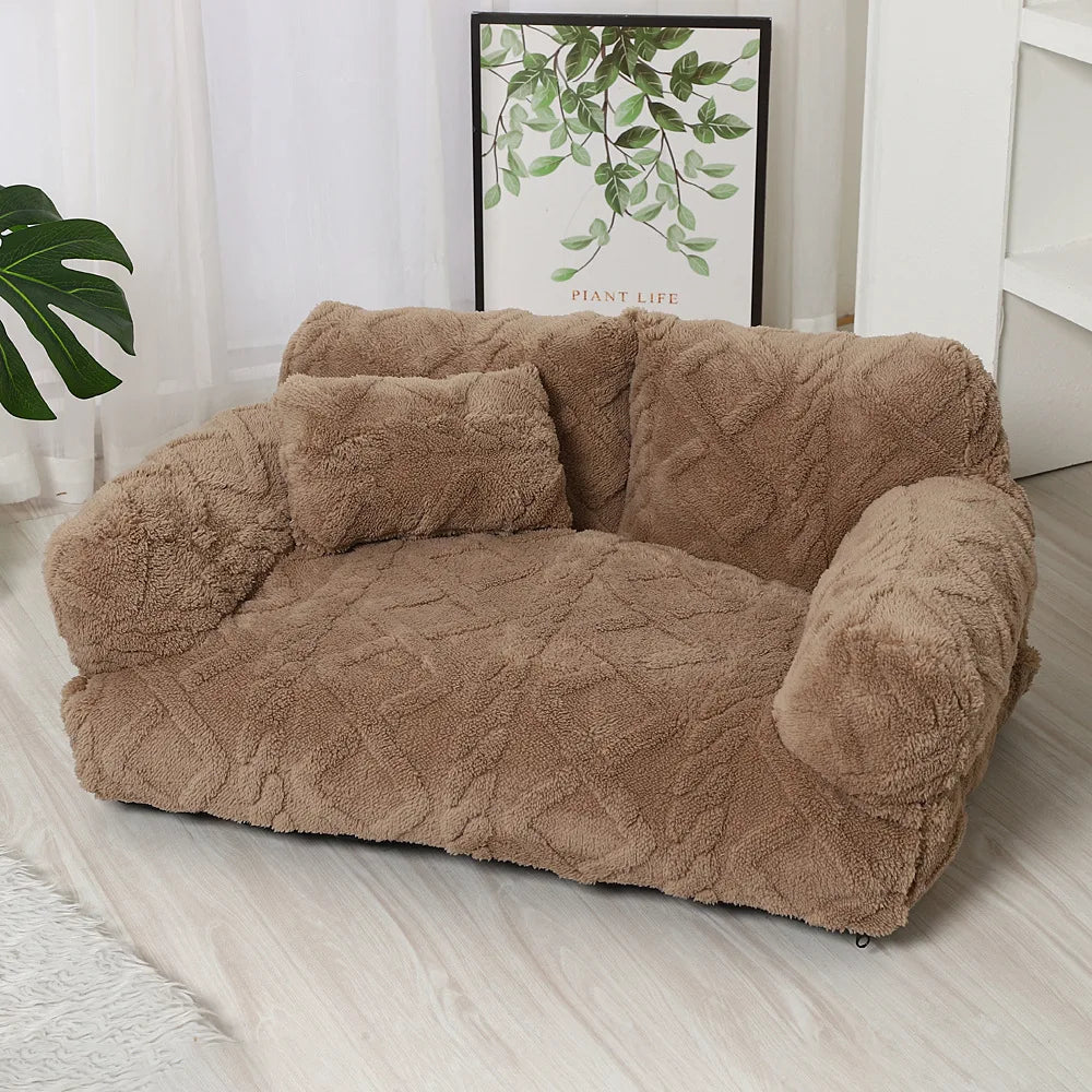 PawRelax Plush Bed — Soft, Secure & Anxiety-Reducing