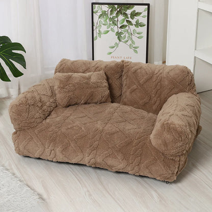 PawRelax Plush Bed — Soft, Secure & Anxiety-Reducing