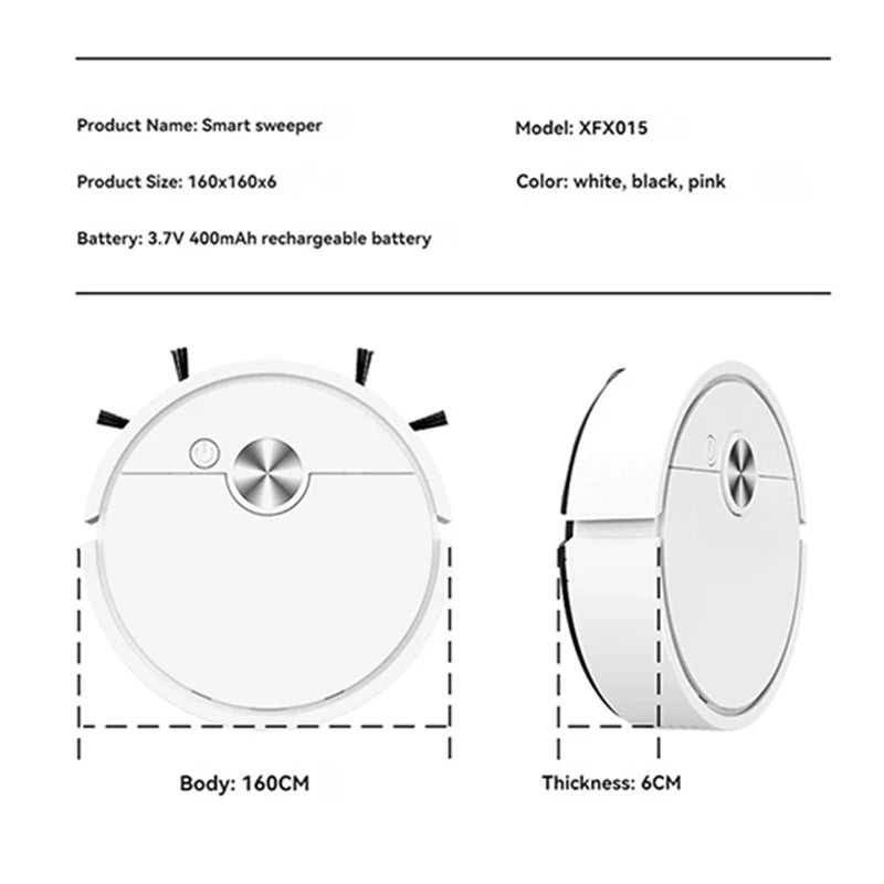 CleanBot Mini Vacuum — Sweep, Vacuum & Mop in One