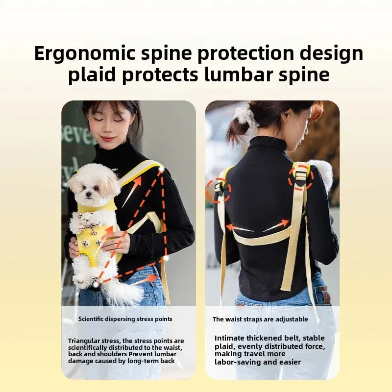 PawSnug – Hands-Free Chest Carrier for Pets