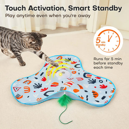HideN’Flap Moving Feather Cat Toy