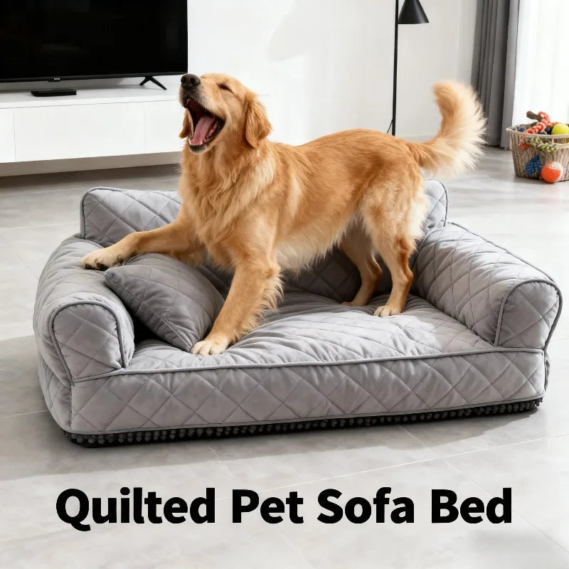 PawRelax Plush Bed — Soft, Secure & Anxiety-Reducing