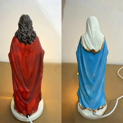 BlessedLight Mary Statue — Peaceful Glow for Your Garden