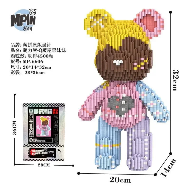BlockBear Builder Set — Creative Fun & Cute Décor