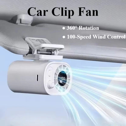 CoolClip Fan — 360° Cooling Anywhere
