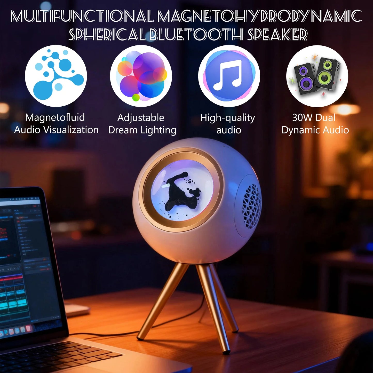FluidBeat Speaker — Watch Your Music Come Alive