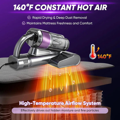 PureRest UV Vacuum — Deep Clean for Fresher Bedding