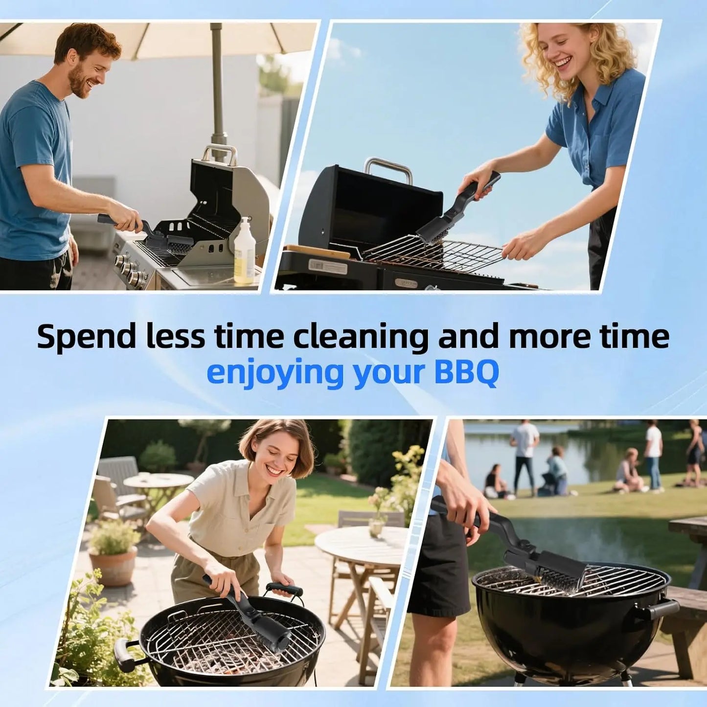 GrillSpark Electric Brush — Fast, Powerful Grill Cleaning