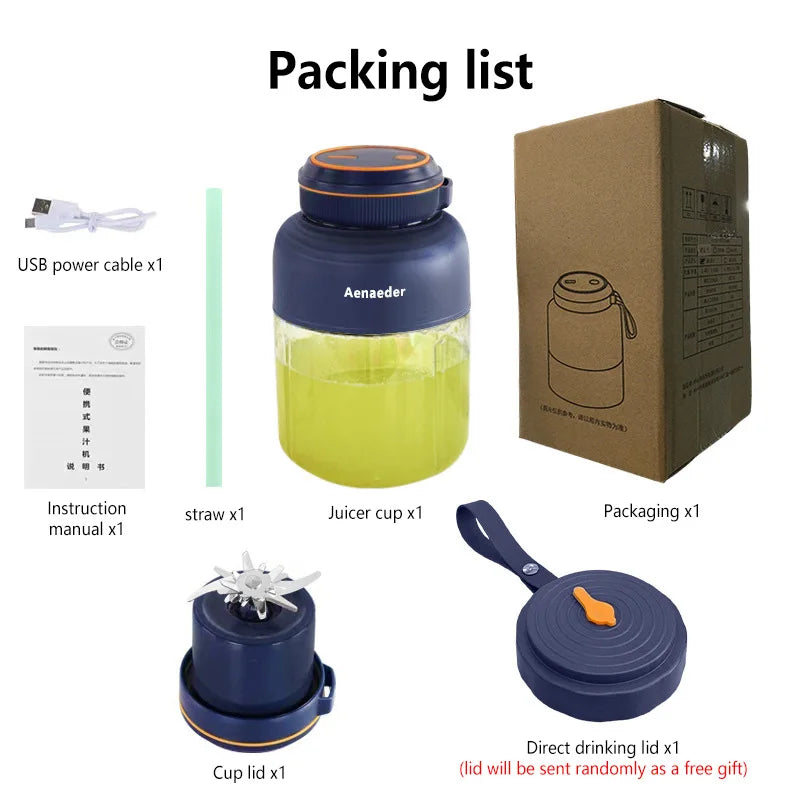 JuiceGo Portable Blender — Fresh Juice Anywhere Anytime