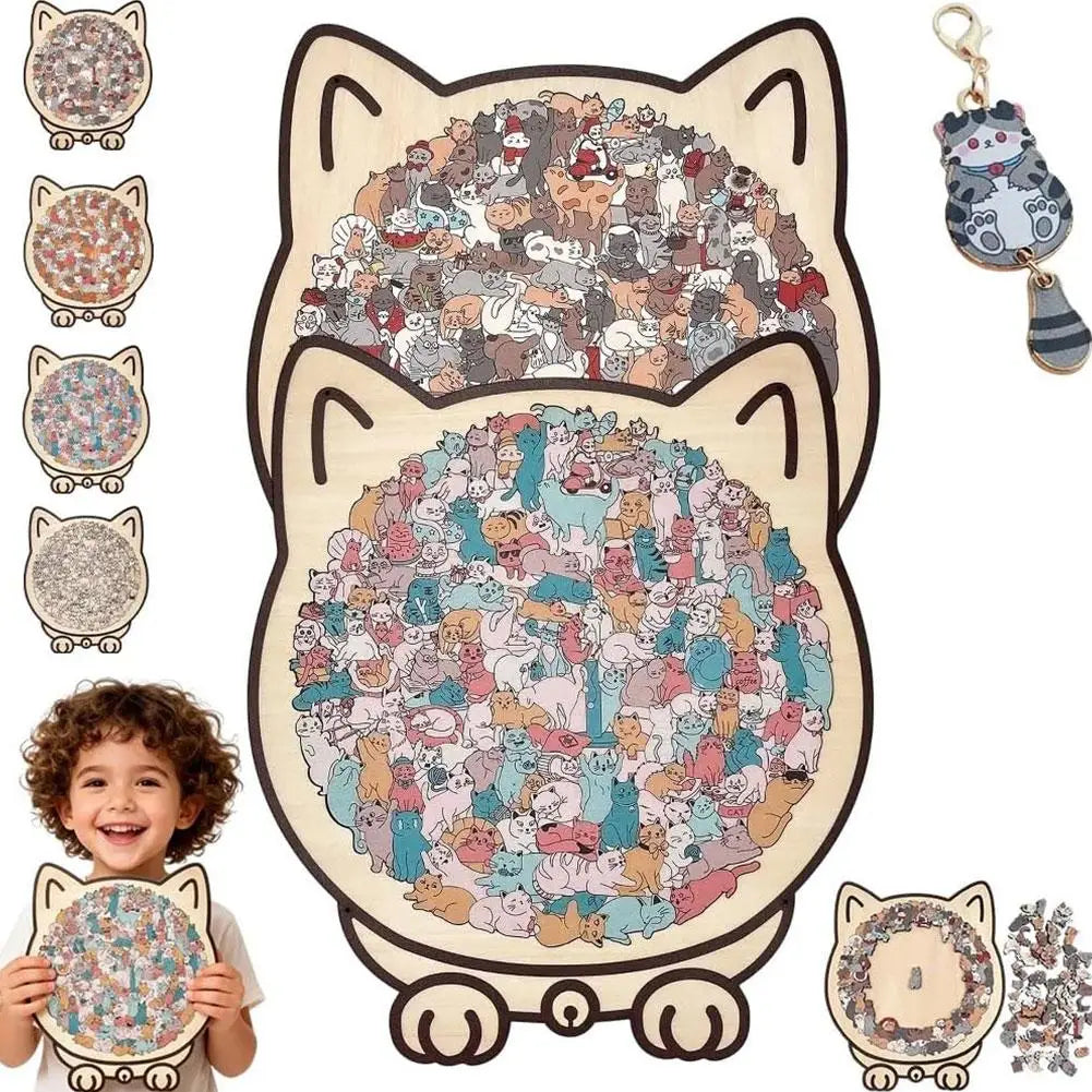 PurrfectMind – 135-Piece Calm Cat Puzzle