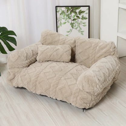 PawRelax Plush Bed — Soft, Secure & Anxiety-Reducing