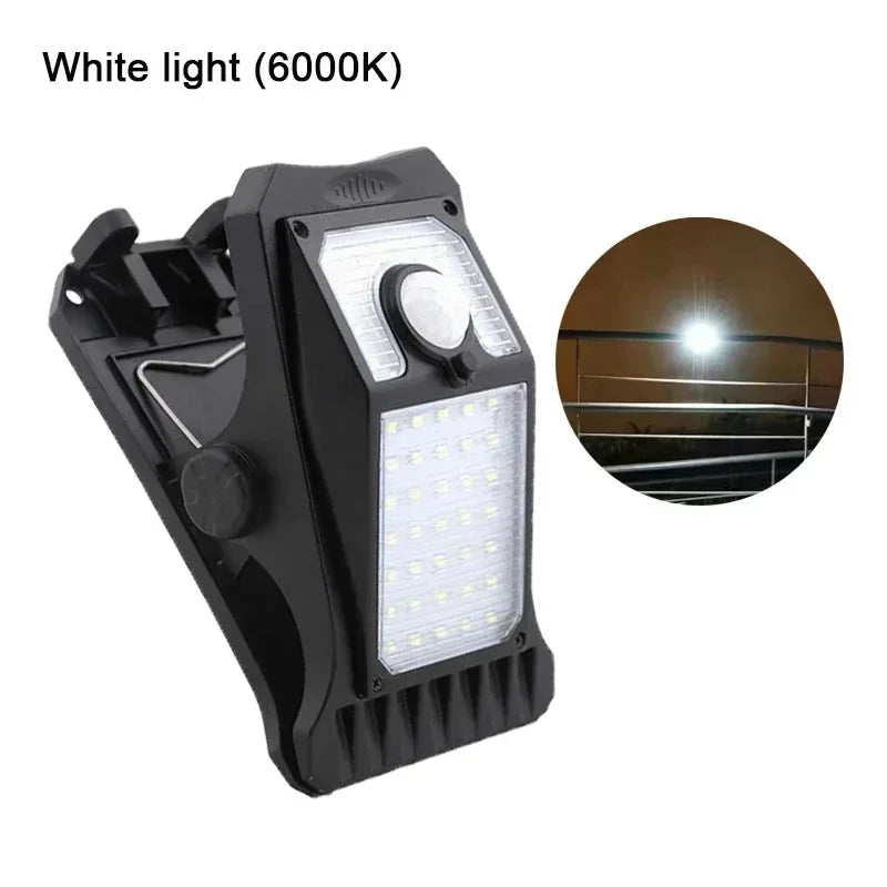 GlowClip Sensor Light — Solar + USB Smart Illumination