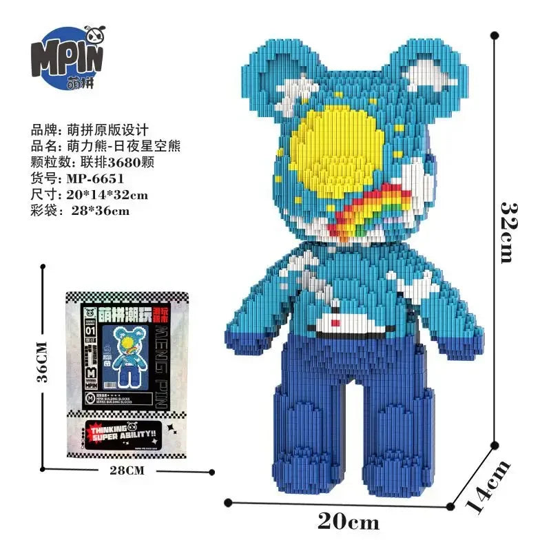 BlockBear Builder Set — Creative Fun & Cute Décor
