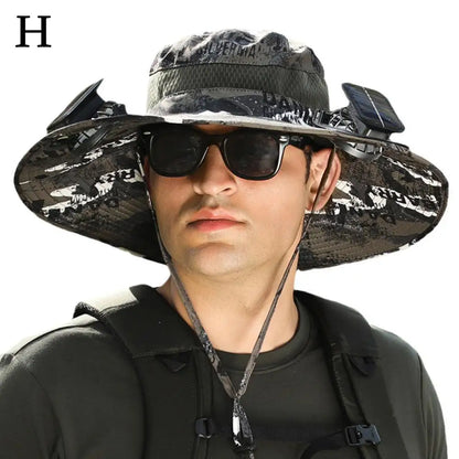 SolarShade Cooling Hat — Built-In Fan & Sun Protection