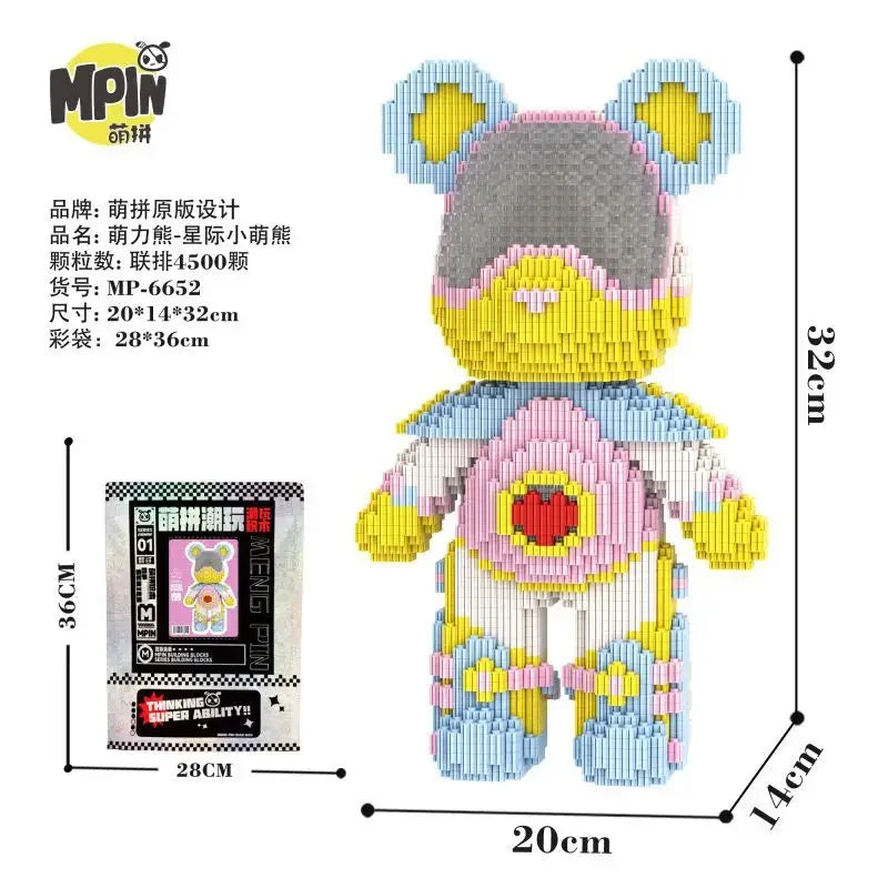 BlockBear Builder Set — Creative Fun & Cute Décor
